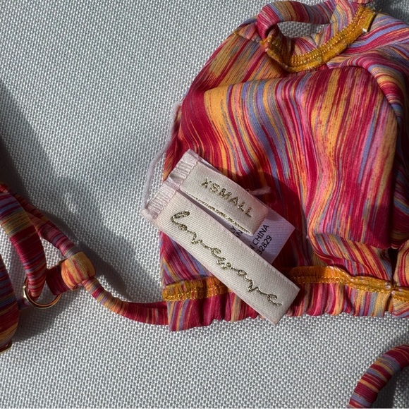NEW Revolve Lovewave The Daniella Top + Bottom Swimsuit Bikini Size XS - Picture 9 of 9
